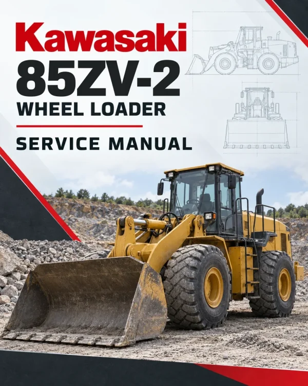 Kawasaki 85ZV-2 Wheel Loader Service Manual Kawasaki 85ZV-2 Wheel Loader Service Manual