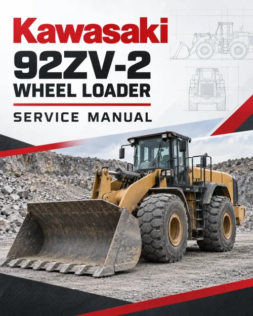 Kawasaki 92ZV-2 Wheel Loader Service Manual