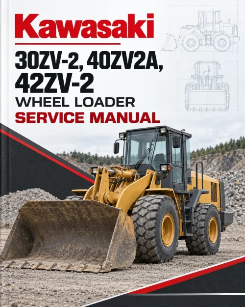 Kawasaki 30ZV-2, 40ZV2A, 42ZV-2 Wheel Loader Service Manual