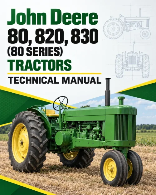 John Deere 80, 820, 830 (80 Series) Tractors Technical Manual John Deere 80, 820, 830 (80 Series) Tractors Technical Manual