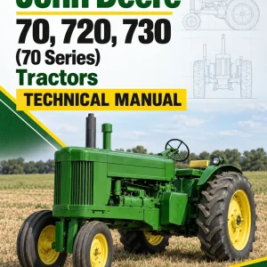 John Deere 70, 720, 730 (70 Series) Tractors Technical Manual