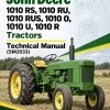 John Deere 1010 RS, 1010 RU, 1010 RUS, 1010 O, 1010 U, 1010 R Tractors Technical Manual (SM2033) John Deere 1010 RS, 1010 RU, 1010 RUS, 1010 O, 1010 U, 1010 R Tractors Technical Manual (SM2033)