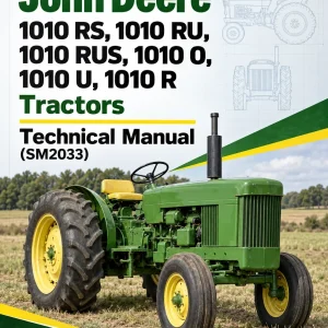 John Deere 1010 RS, 1010 RU, 1010 RUS, 1010 O, 1010 U, 1010 R Tractors Technical Manual (SM2033) John Deere 1010 RS, 1010 RU, 1010 RUS, 1010 O, 1010 U, 1010 R Tractors Technical Manual (SM2033)