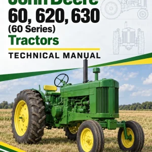 John Deere 60, 620, 630 (60 Series) Tractors Technical Manual