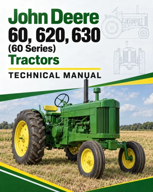 John Deere 60, 620, 630 (60 Series) Tractors Technical Manual