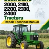 John Deere 2000, 2100, 2200, 2300, 2400 Tractors Repair Technical Manual John Deere 2000, 2100, 2200, 2300, 2400 Tractors Repair Technical Manual