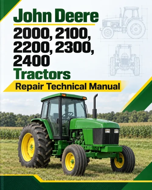 John Deere 2000, 2100, 2200, 2300, 2400 Tractors Repair Technical Manual