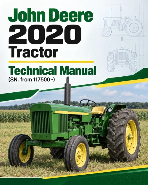 John Deere 2020 Tractor Technical Manual (SN. from 117500 -)