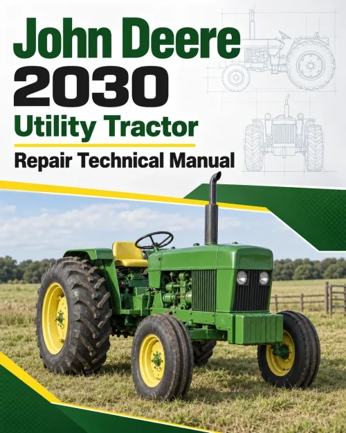 John Deere 2030 Utility Tractor Repair Technical Manual John Deere 2030 Utility Tractor Repair Technical Manual