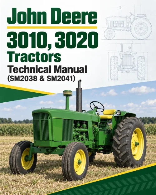 John Deere 3010, 3020 Tractors Technical Manual (SM2038 & SM2041) John Deere 3010, 3020 Tractors Technical Manual (SM2038 & SM2041)