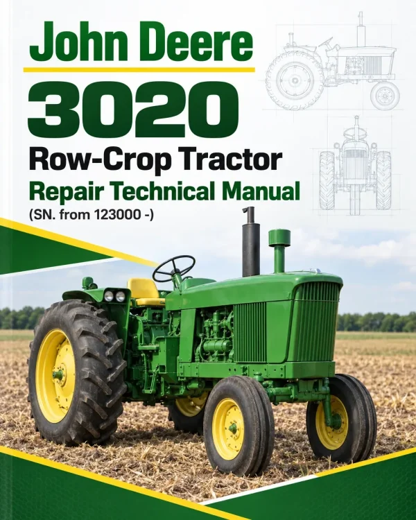 John Deere 3020 Row-Crop Tractor Repair Technical Manual (SN. from 123000 -) John Deere 3020 Row-Crop Tractor Repair Technical Manual (SN. from 123000 -)