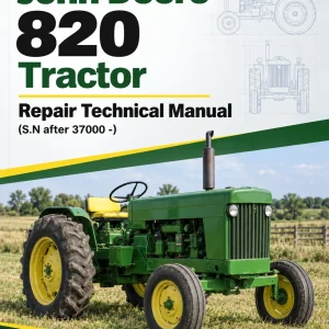 John Deere 820 Tractor Repair Technical Manual (S.N after 37000 -) John Deere 820 Tractor Repair Technical Manual (S.N after 37000 -)