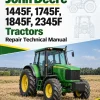 John Deere 1445F, 1745F, 1845F, 2345F Tractors Repair Technical Manual John Deere 1445F, 1745F, 1845F, 2345F Tractors Repair Technical Manual