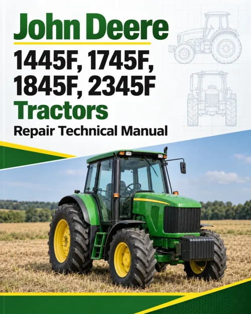 John Deere 1445F, 1745F, 1845F, 2345F Tractors Repair Technical Manual John Deere 1445F, 1745F, 1845F, 2345F Tractors Repair Technical Manual