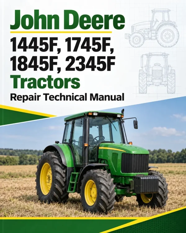 John Deere 1445F, 1745F, 1845F, 2345F Tractors Repair Technical Manual John Deere 1445F, 1745F, 1845F, 2345F Tractors Repair Technical Manual