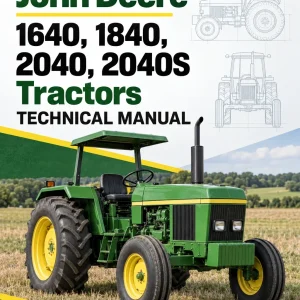 John Deere 1640, 1840, 2040, 2040S Tractors Technical Manual John Deere 1640, 1840, 2040, 2040S Tractors Technical Manual