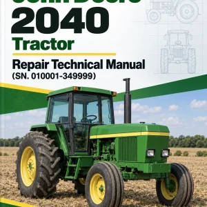 John Deere 2040 Tractor Repair Technical Manual (SN. 010001-349999)