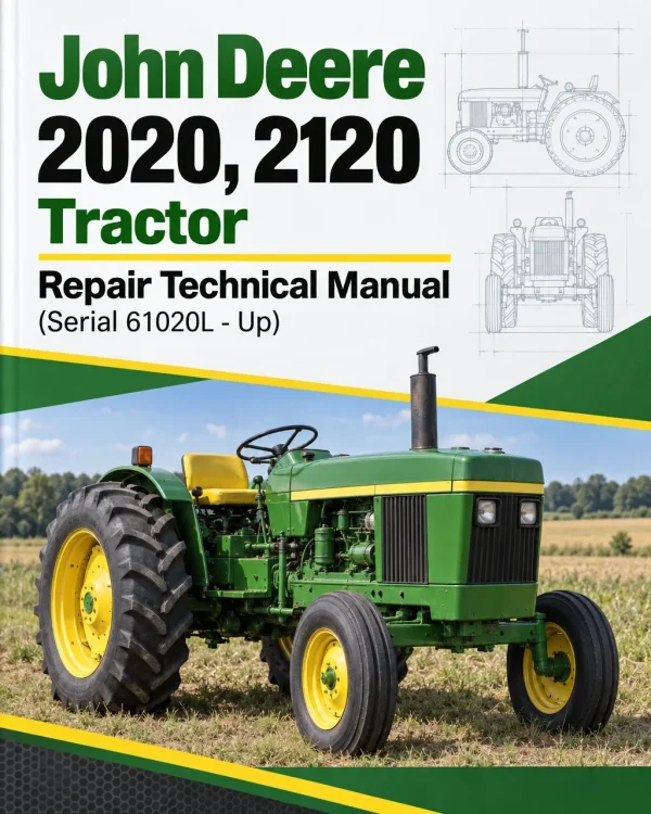 John Deere 2020, 2120 Tractor Repair Technical Manual (Serial 61020L - Up)