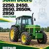 John Deere 2250, 2450, 2650, 2650N, 2850 Tractors Repair Technical Manual