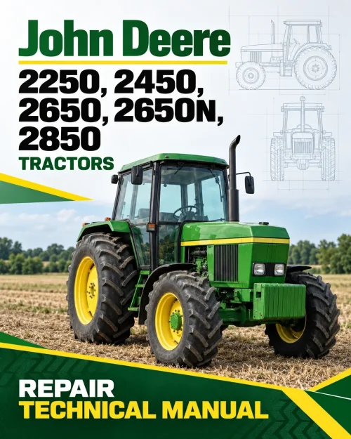 John Deere 2250, 2450, 2650, 2650N, 2850 Tractors Repair Technical Manual John Deere 2250, 2450, 2650, 2650N, 2850 Tractors Repair Technical Manual