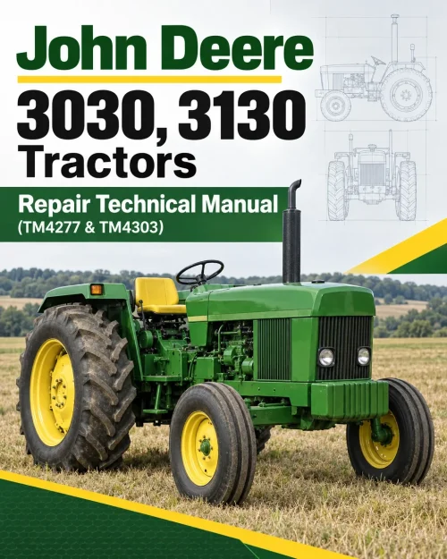 John Deere 3030, 3130 Tractors Repair Technical Manual (TM4277 & TM4303) John Deere 3030, 3130 Tractors Repair Technical Manual (TM4277 & TM4303)