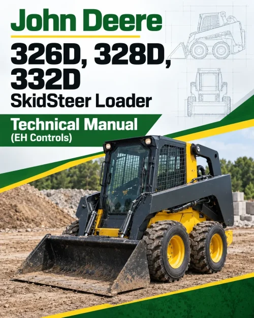 John Deere 326D, 328D, 332D SkidSteer Loader Technical Manual (EH Controls)