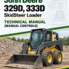 John Deere 329D, 333D SkidSteer Loader Technical Manual (Manual Controls)