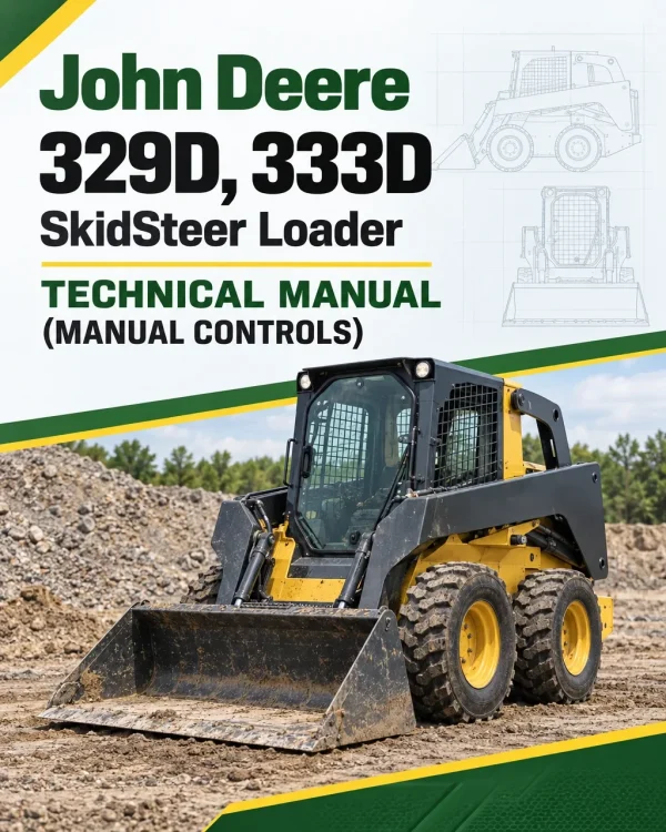 John Deere 329D, 333D SkidSteer Loader Technical Manual (Manual Controls)