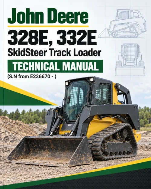 John Deere 328E, 332E SkidSteer Track Loader Technical Manual (S.N from E236670 - ) John Deere 328E, 332E SkidSteer Track Loader Technical Manual (S.N from E236670 - )