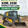 John Deere 329E, 333E SkidSteer Track Loader Technical Manual (S.N from E236690 - )