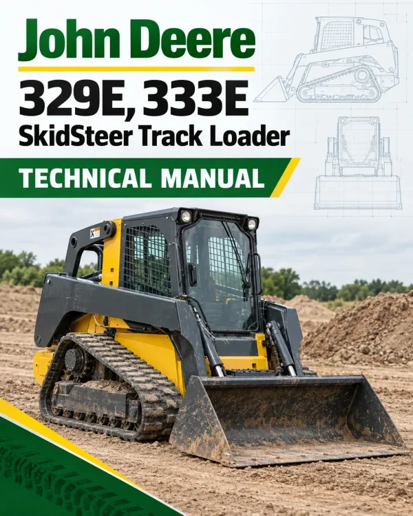 John Deere 329E, 333E SkidSteer Track Loader Technical Manual (S.N from E236690 - )