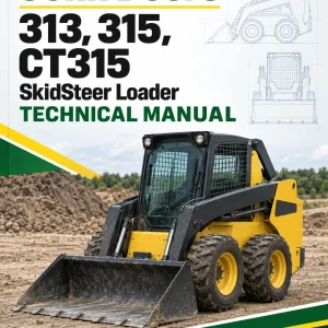 John Deere 313, 315, CT315 SkidSteer Loader Technical Manual