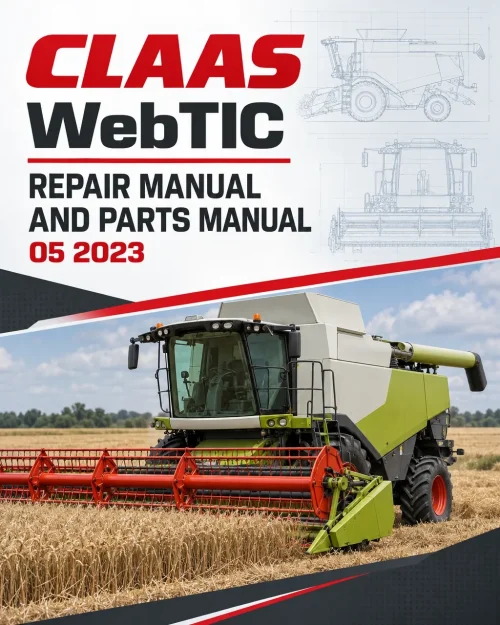 CLAAS WebTIC Repair Manual and Parts Manual 05 2023