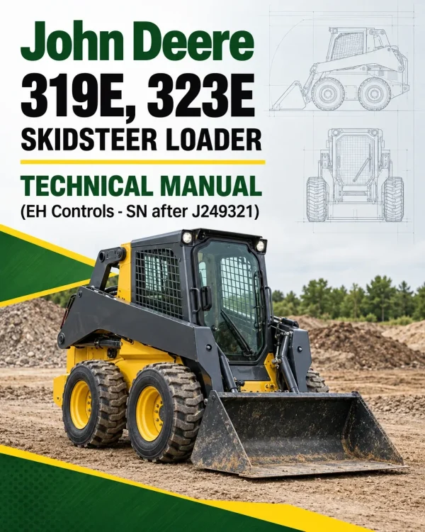 John Deere 319E, 323E SkidSteer Loader Technical Manual (EH Controls - SN after J249321)