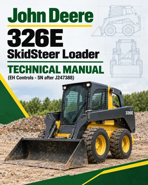 John Deere 326E SkidSteer Loader Technical Manual (EH Controls - SN after J247388)