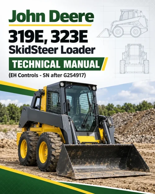 John Deere 319E, 323E SkidSteer Loader Technical Manual (EH Controls - SN after G254917) John Deere 319E, 323E SkidSteer Loader Technical Manual (EH Controls - SN after G254917)