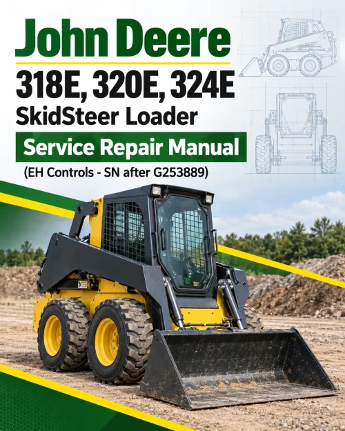 John Deere 318E, 320E, 324E SkidSteer Loader Manual (EH Controls - SN after G253889)