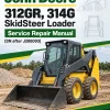 John Deere 312GR, 314G SkidSteer Loader Manual (SN after J288093)