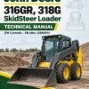 John Deere 316GR, 318G SkidSteer Loader Technical Manual (EH Controls - SN after J288093)