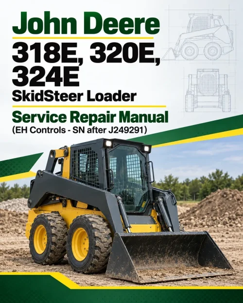 John Deere 318E, 320E, 324E SkidSteer Loader Manual (EH Controls - SN after J249291)