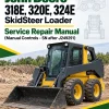 John Deere 318E, 320E, 324E SkidSteer Loader Manual (Manual Controls - SN after J249291)