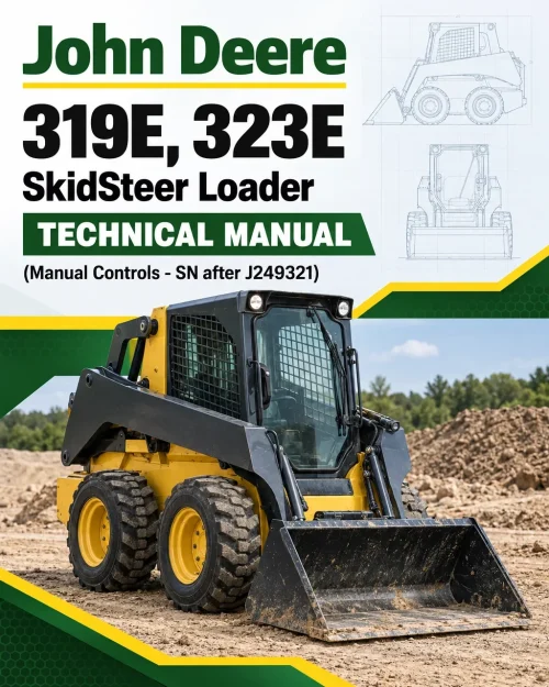 John Deere 319E, 323E SkidSteer Loader Technical Manual (Manual Controls - SN after J249321) John Deere 319E, 323E SkidSteer Loader Technical Manual (Manual Controls - SN after J249321)
