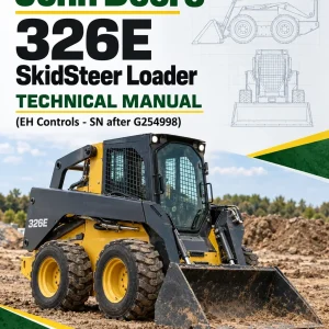 John Deere 326E SkidSteer Loader Technical Manual (EH Controls - SN after G254998)