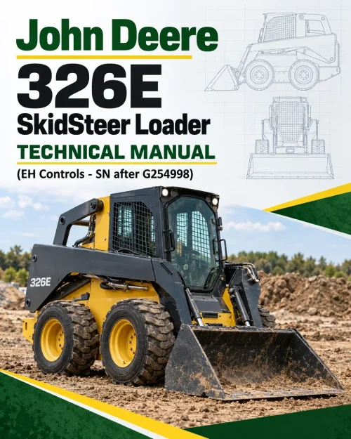 John Deere 326E SkidSteer Loader Technical Manual (EH Controls - SN after G254998) John Deere 326E SkidSteer Loader Technical Manual (EH Controls - SN after G254998)