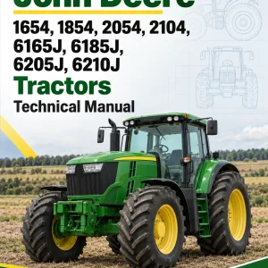 John Deere 1654, 1854, 2054, 2104, 6165J, 6185J, 6205J, 6210J Tractors Technical Manual John Deere 1654, 1854, 2054, 2104, 6165J, 6185J, 6205J, 6210J Tractors Technical Manual