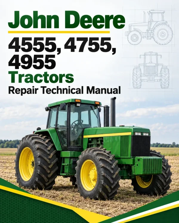 John Deere 4555, 4755, 4955 Tractors Repair Technical Manual John Deere 4555, 4755, 4955 Tractors Repair Technical Manual