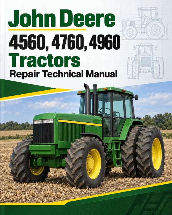 John Deere 4560, 4760, 4960 Tractors Repair Technical Manual John Deere 4560, 4760, 4960 Tractors Repair Technical Manual