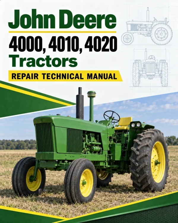 John Deere 4000, 4010, 4020 Tractors Repair Technical Manual