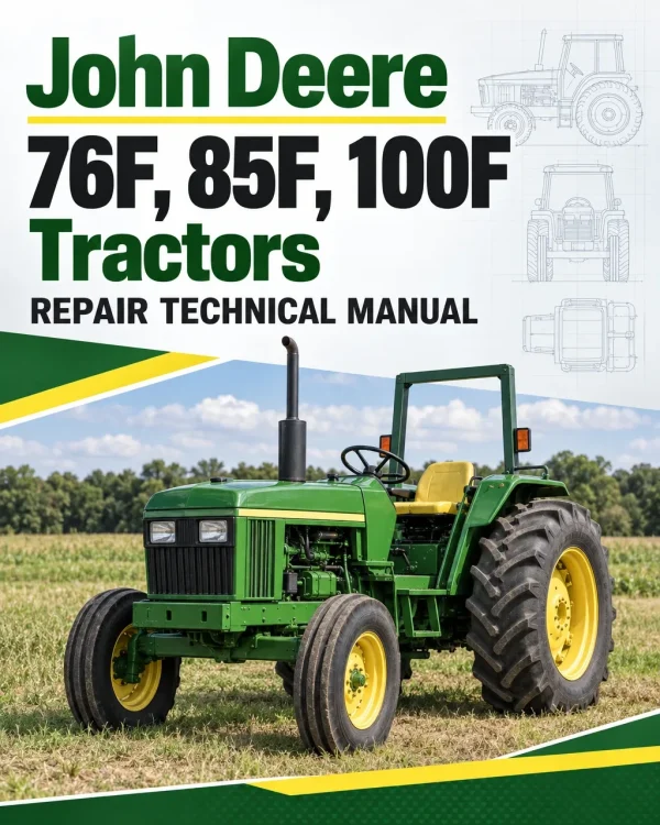 John Deere 76F, 85F, 100F Tractors Repair Technical Manual (TM103319) John Deere 76F, 85F, 100F Tractors Repair Technical Manual (TM103319)