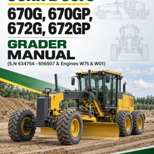 John Deere 670G, 670GP, 672G, 672GP Grader Manual (S.N 634754 - 656507 & Engines W75 & W01) John Deere 670G, 670GP, 672G, 672GP Grader Manual (S.N 634754 - 656507 & Engines W75 & W01)